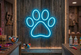 Sevimli Patiler LED Neon Tabela | Ev ve Petshop Dekoratif Işık